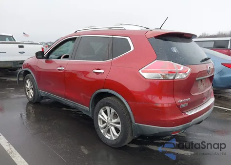 2016 Nissan Rogue Sv из США, поврежденный, VIN KNMAT2MVXGP692282